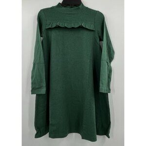 NEW HANNA ANDERSSON Mock Turtleneck A-Line Dress Christmas Holiday Size 8 130